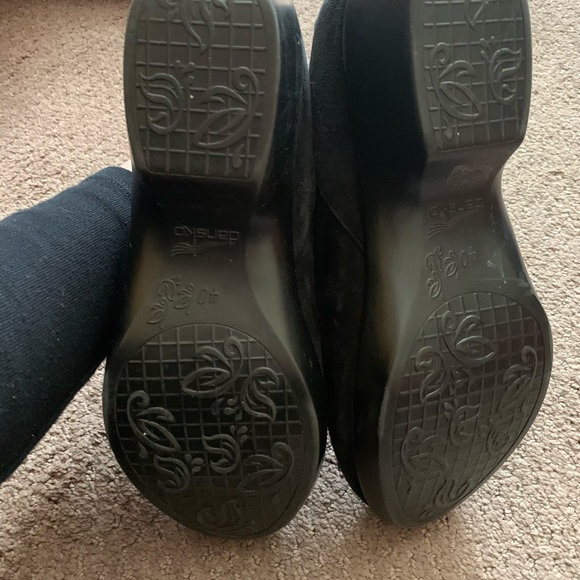 Dansko black suede clogs size 40 - Picture 2 of 5